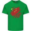 Torn China Flag Chinese Day Football Unisexs Light Cotton Tshirt