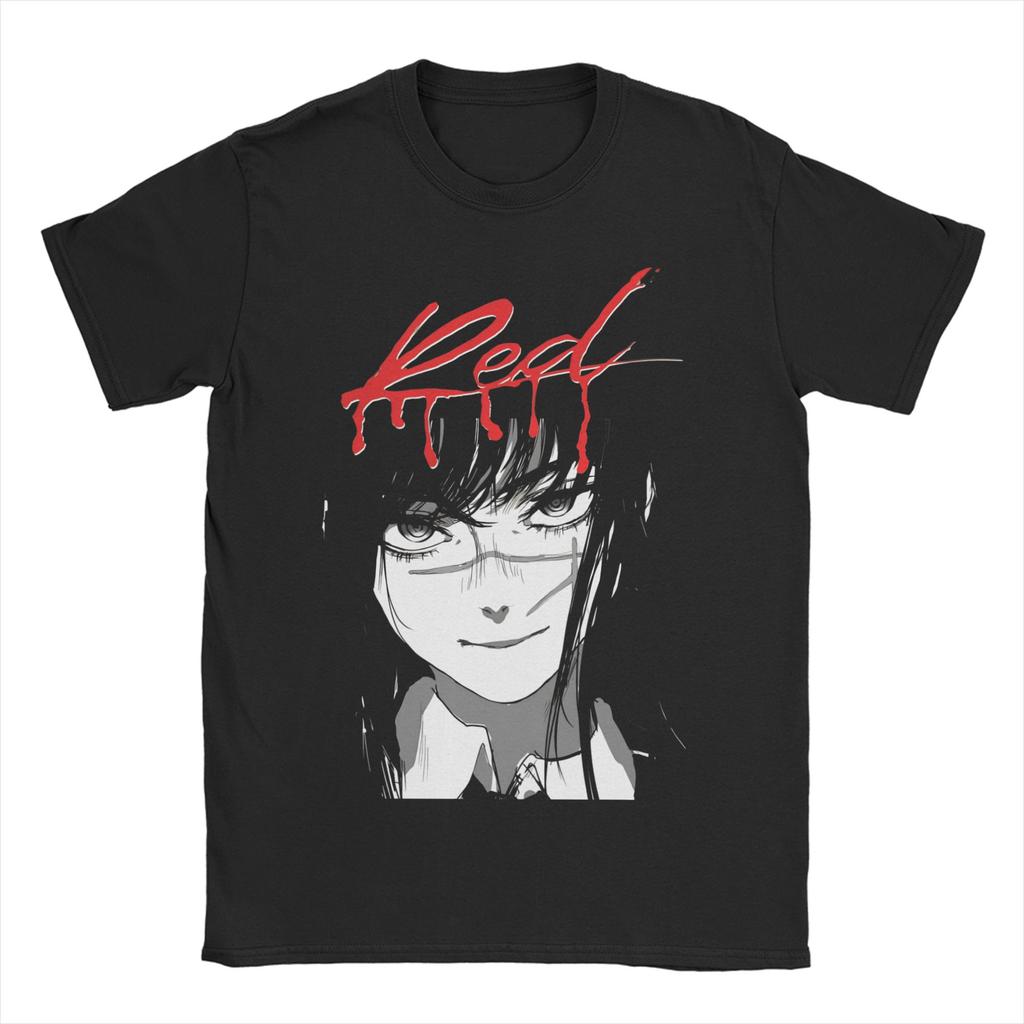 Herren Damen T-Shirts Yoru Chainsaw Man Anime Lustig 100% Baumwolle T-Shirt Tanaka Rückenmarks-Schwert T-Shirt Kleidung Übergröße