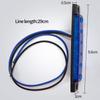 Side Marker Lamps, 24V, Blue, Car LED Lights, 6 Rows on One Side,