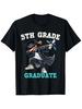 Funny 5Th Grade Boys Graduation 2025 Hip-Hop T-Shirt Summer Men And Women Same Style Short-Sleeve Round-Neck T-Shirt 100 Pure Polyester Easter Gift Fa