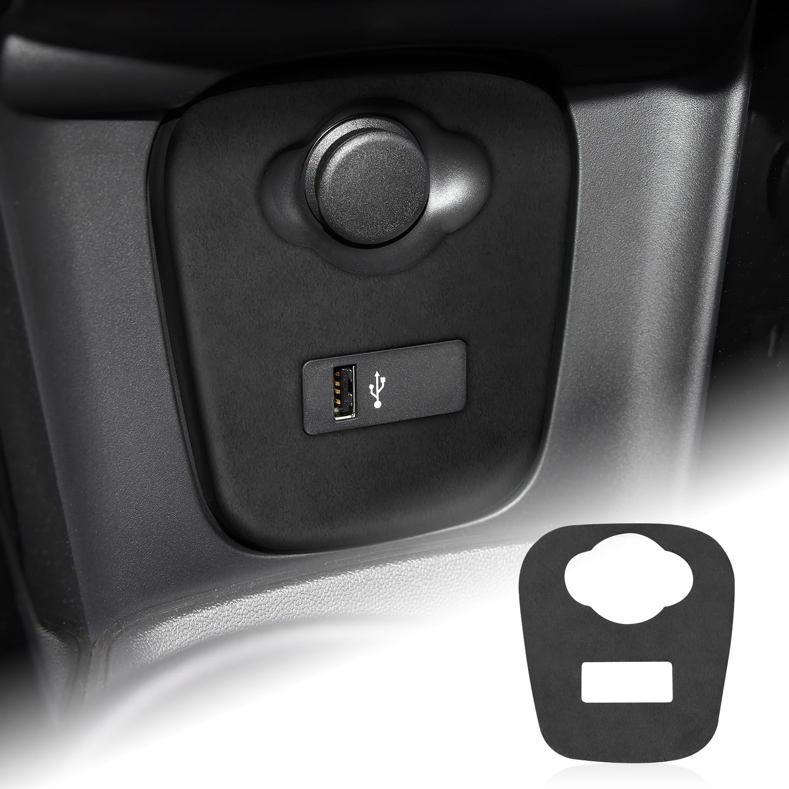 

FDAIUN For BMW Mini F55 F56 Car Cigarette Lighter Decoration Sticker Cigarette Lighter Decoration чёрный