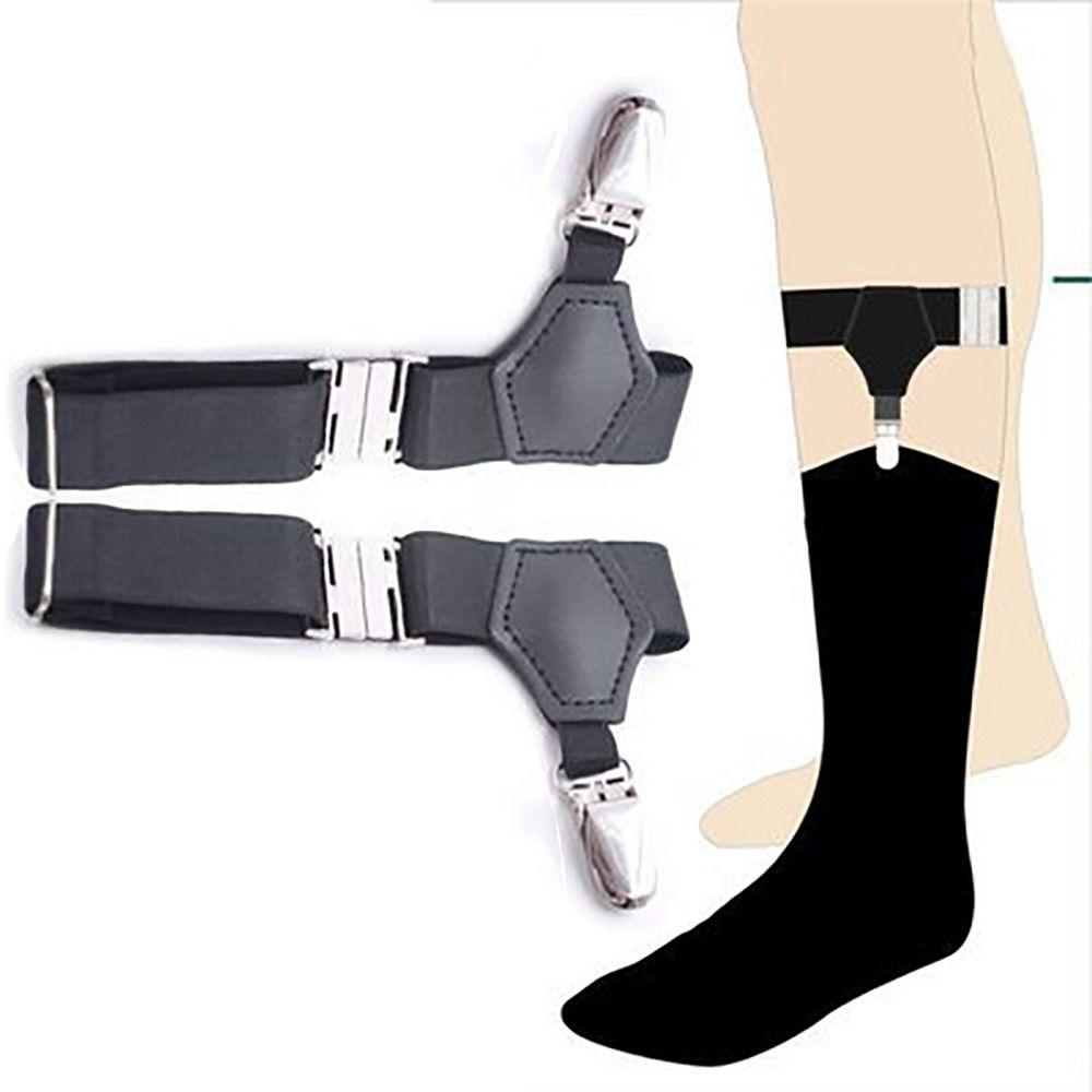 

1 пара регулируемых подвязок, эластичные подвязки, подтяжки, аксессуары, подвязки для ног, женские, мужские Style A