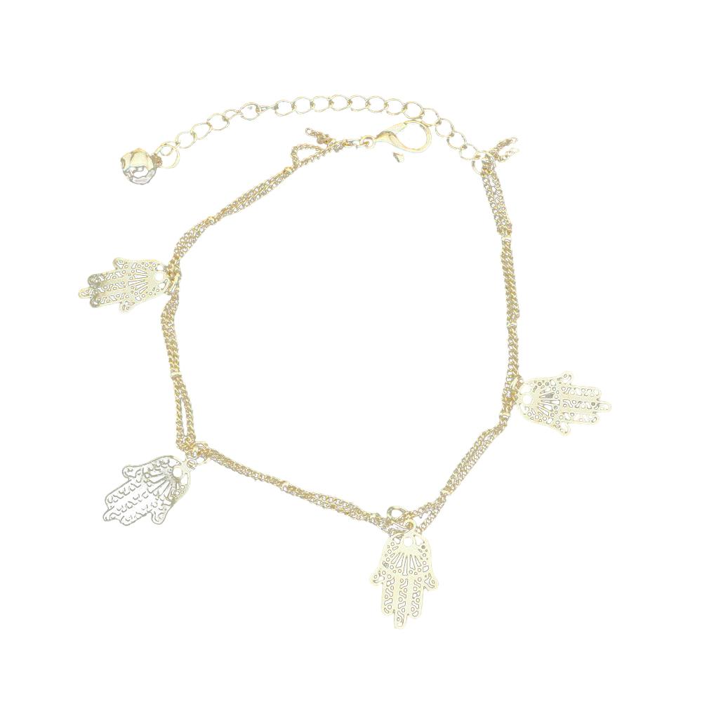 

Women Flower/Dragonfly/Leaf Pendant Ankle Chain Beach Anklet Jewelry