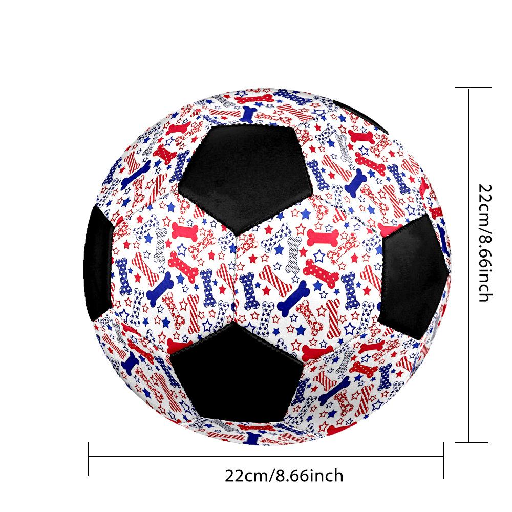1PC American Flag Bones Soccer Ball Size 5 Football Machine Sewn Indoor/Outdoor Universal Football W120