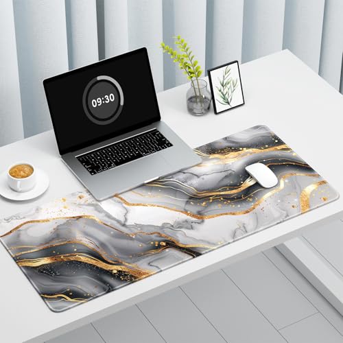 Gray marble pattern oversized e-sports mouse pad 400 * 900 * 3mm