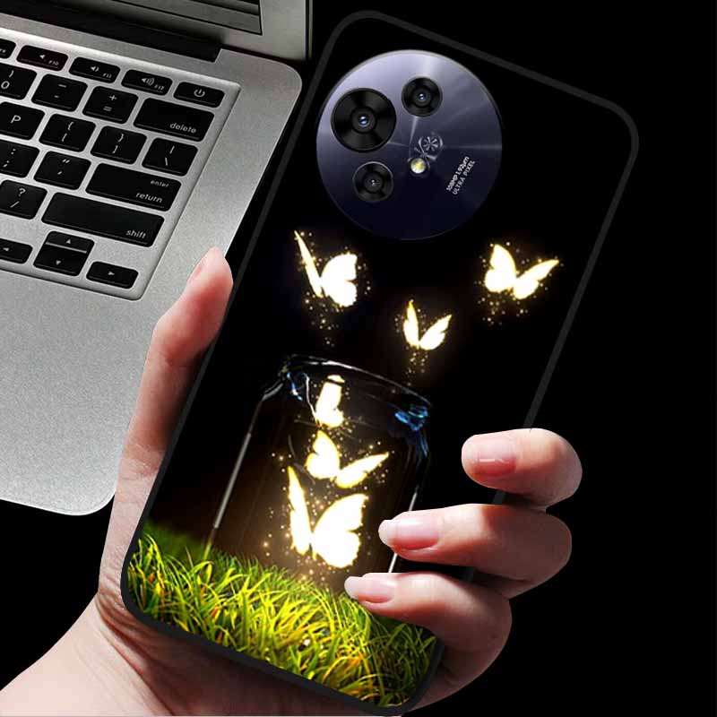Per custodia TCL 50 Pro NxtPaper / 50 NxtPaper Custodie Cover Posteriore Protettiva in Silicone con Animali alla Moda Per Custodia Telefono 50 Pro NxtPaper 5G Capa