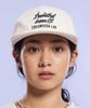 CREAM SODA LAB Quarter Ball Cap White Black