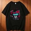 Hazbin Hotel Cotton T Shirt Teen Psychedelic Kawaii Y2k Graphic Colorful Tshirt Gothic 2000s Punk Digital Korean Clothes