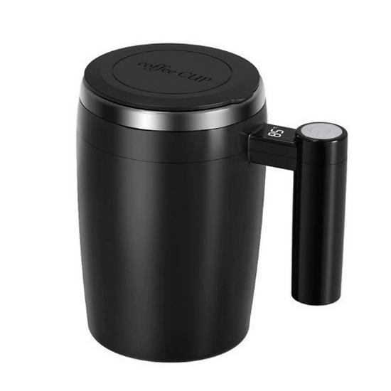 Smart Electric Magnetic Stirring Cup: Portable Coffee, Protein, and Milk Mixer