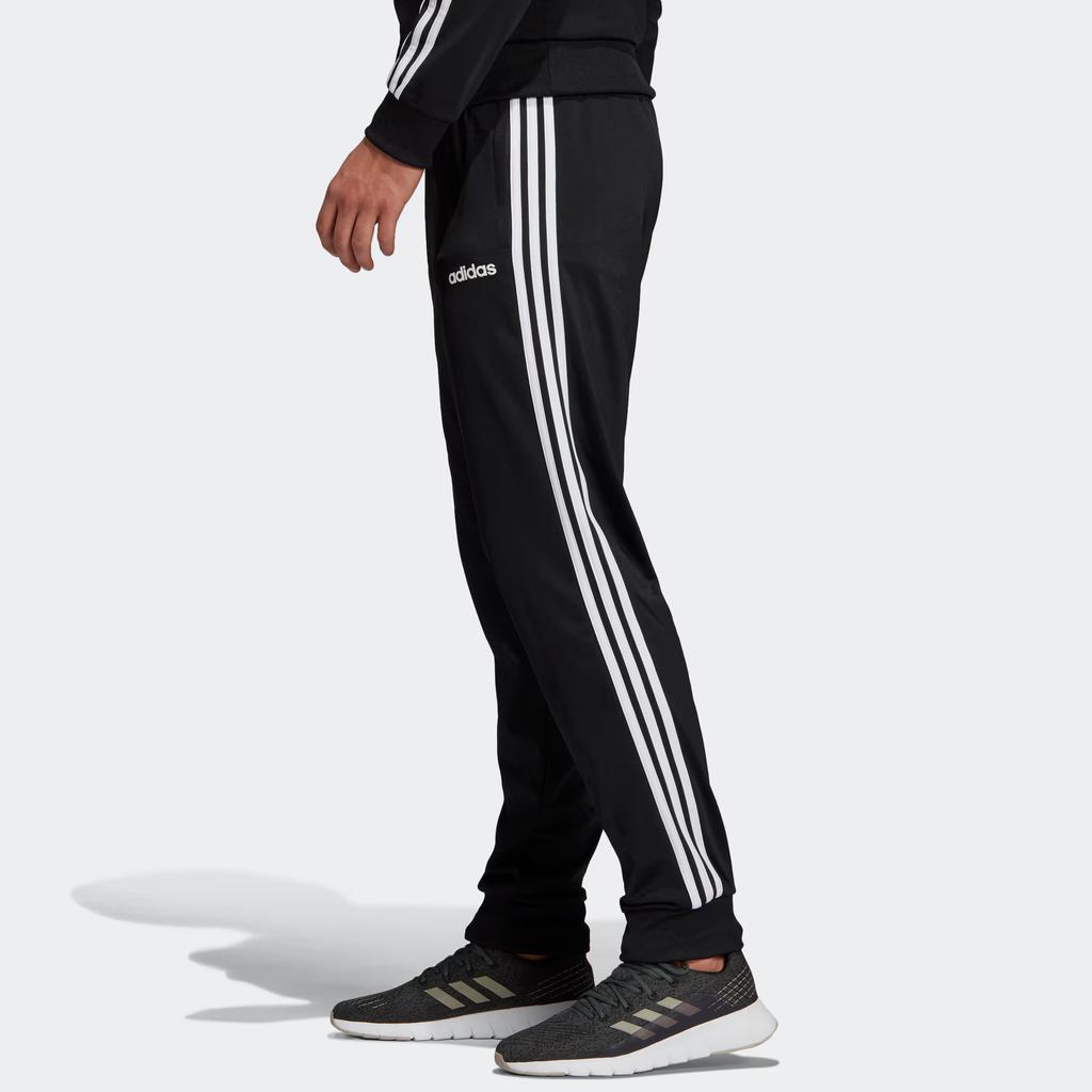 Adidas Essentials 3-Stripes Track Pants Men Bottoms Black DQ3076