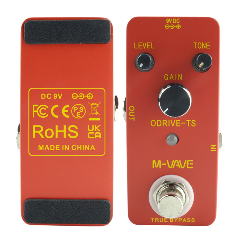 

M-VAVE ODRIVE-TS Guitar Effect Pedal Analog Overdrive Sweet Bright Tone True Bypass Guitar Pedal Guitar Accessories