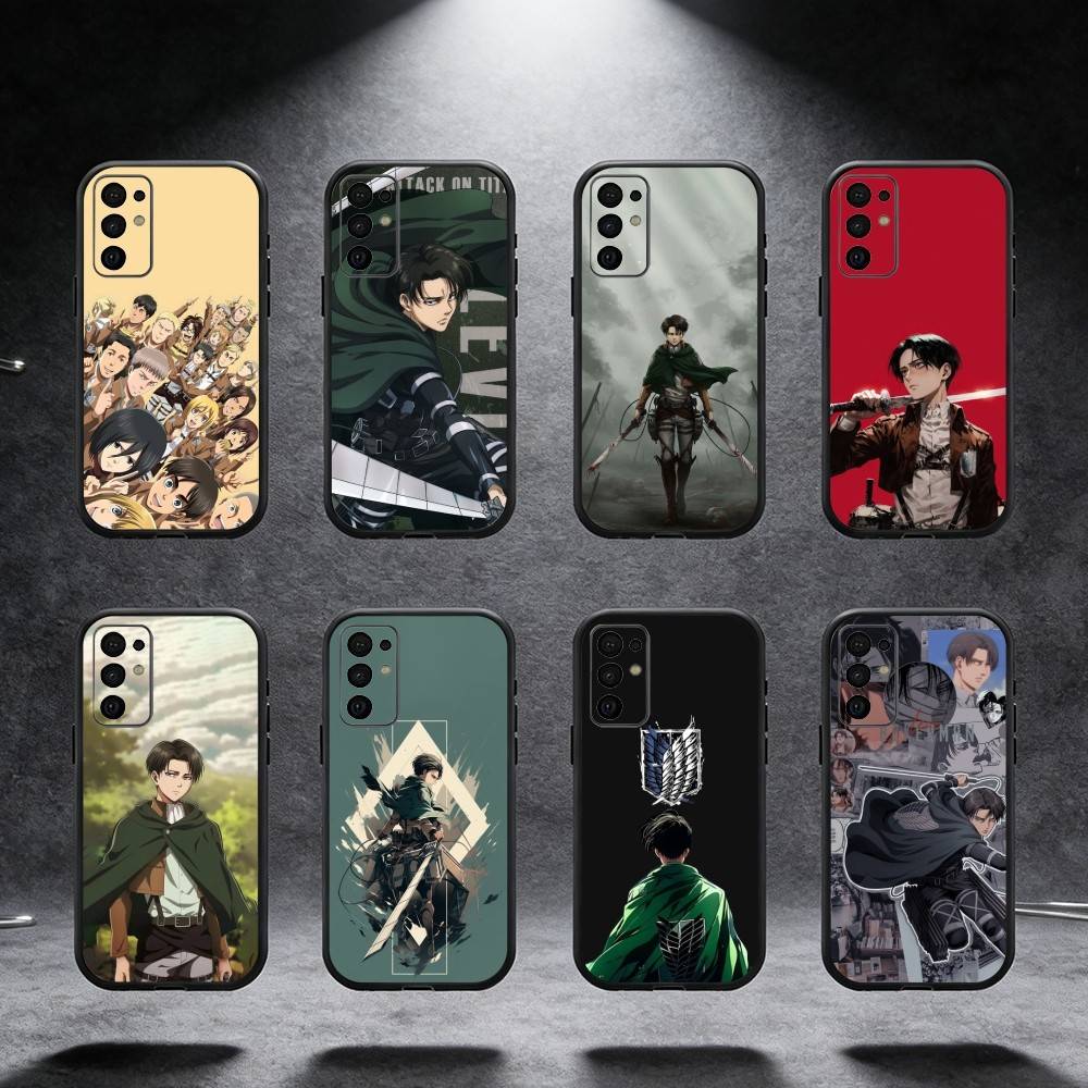 Cartoon Anime Levi A-Ackerman .jpg Phone Case For Samsung S25,S24,S21,S22,S23,S30,Ultra,S20,Plus,Fe,Note,5G Black Cover