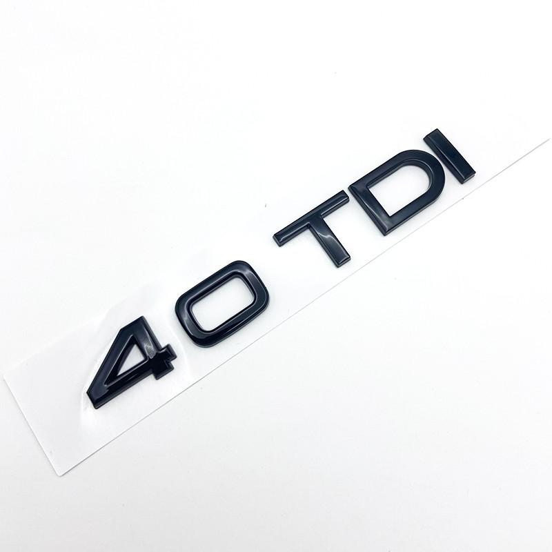 3D ABS Letters 2.0TDI 2.5TDI 3.0TDI 35TDI 40TDI 45TDI 50TDI Emblem for Audi A1 A3 A4 A5 A6 A7 A8 Q2 Q3 Q5 Q7 Car Trunk Sticker