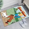 The Adventures of Tintins Design Area Rug Personalized Name- Non-Slip, Soft & Cozy Floor Mat for Living Room, Office - Indoor/Outdoor Carpet