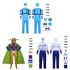 Jojos Bizarre Adventure Jonathan Joestar Cosplay Costume With Printed Fabric For Halloween Party