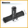 2 Pcs Black Plastic Tee, Quick Connect Heater Hose Connector for Toyota Land Cruiser 1992-2007, Sequoia 2001-2007, Sienna 2004-2007 - HVAC Heater