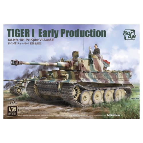 

Border Model 1/35 German Tiger I Early Production Plastic Model Assembly Kit BT010