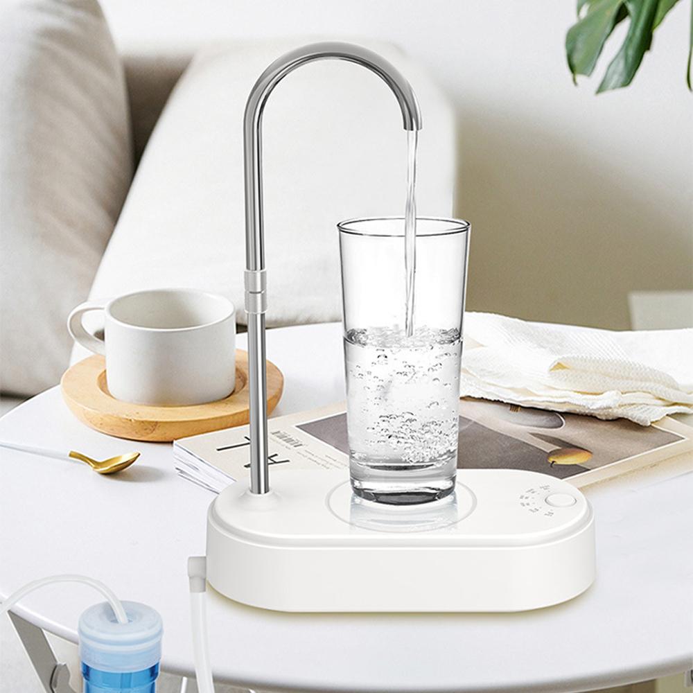 Distributore di bottiglie d'acqua da tavolo, pompa per bottiglie d'acqua da banco per 5 galloni, ricarica USB