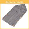 Cozy Newborn Sleeping Bag Baby Infants Knit Crochet Swaddle Wrap For Ultimate Warmth