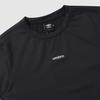 UMBRO Women'S Ribbed Short Sleeve T-Shirt Black (Uq222Crs59)