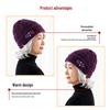 Warm Knitted Hat for Middle-Aged and Elderly Women – Thickened Wool with Ear Protection