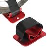 Car Roof Bike Rear Wheel Bracket Aluminum Alloy Wear Resistant Car Rooftop Bike Rear Mount for Car Coupes Hatchbacks