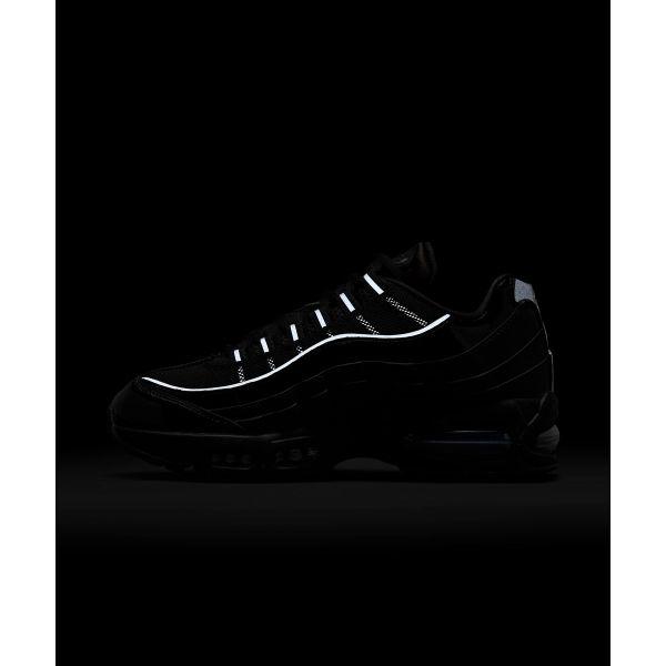 Nike Air Max 95 OG Schwarz Lack Damen Sneaker Reflekt-Silber Weiß Metallisch-Silber IB6397-001