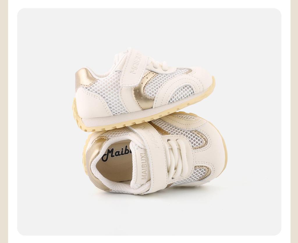 Spring 2026 Retro Soft Sole Baby Walker Shoes - Girls' Non-slip, Versatile Sports Training Shoes