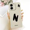 For OPPO A6X A6 A6T Pro 4G 5G 2026 Lucky Initial Letter Phone Case For Oppo A6 A6x A6t Soft Silicone Shockproof Cases Bumpers