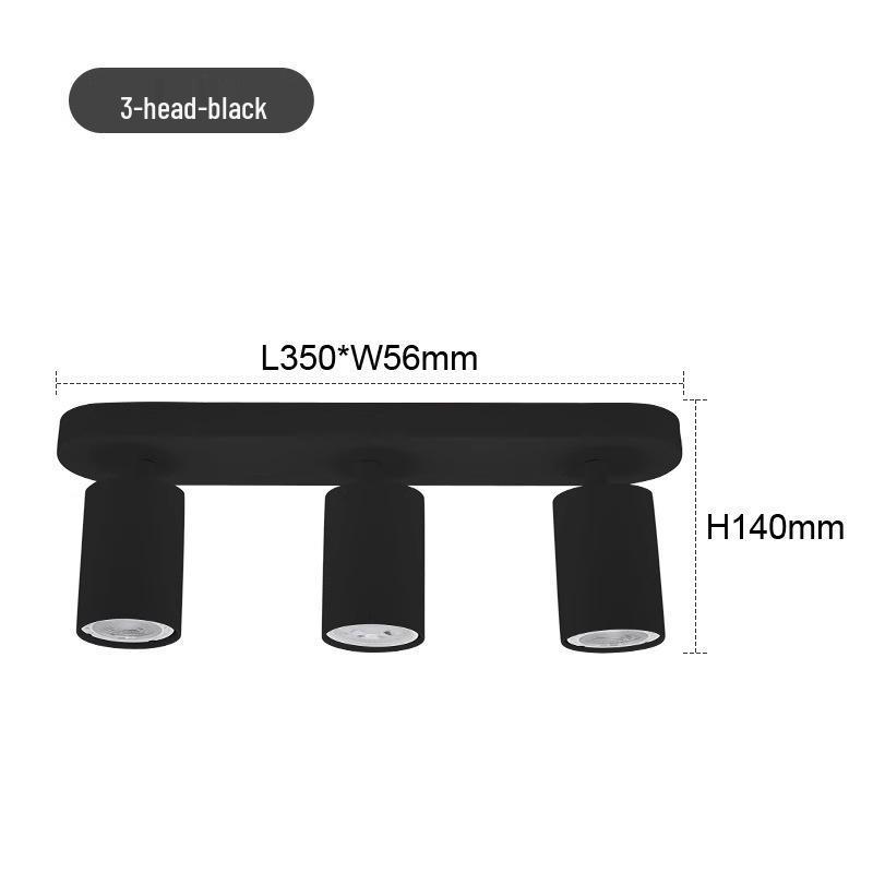 Round GU10 Surface Mounted Spotlight, Anti-Glare Minimalist Ceiling Downlight for Living Rooms, Aisles, and Cloakrooms