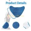 L8RE Microfiber Mop Pads Vacuum Cleaners Accessories Sweeping Robot Spare Part