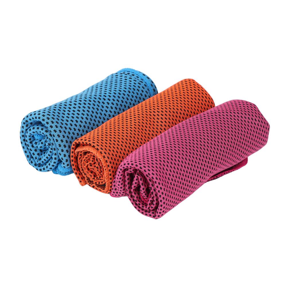 3pcs Cooling Sports Towel Microfiber Breathable Ice Towel