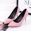 Scarpe Donna Moda Sexy Rosse a Punta Décolleté in Vernice Scarpe Eleganti Tacco Alto Scarpe a Barca Scarpe da Matrimonio Zapatos Mujer 8cm