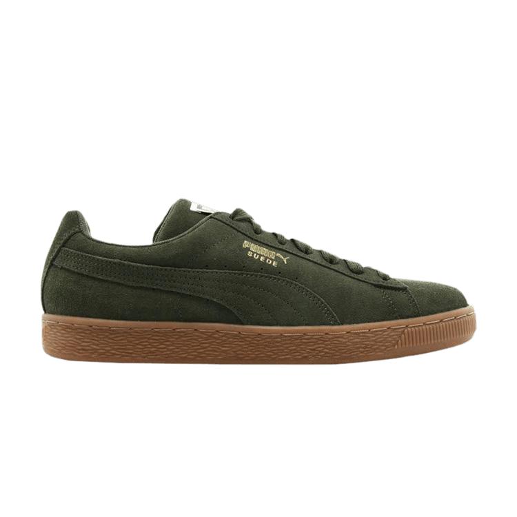 

Кроссовки Puma Suede Classic Forest Night Gum Unisex Green Team-Gold 365347-46