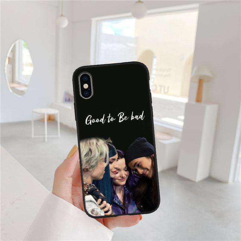 CJ33 Descendants Soft Shell Phone Case for iPhone 16 15 14 13 12 Pro Max Plus Mini