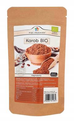 Unroasted Organic Carob 200 G - Piąty Przemiany