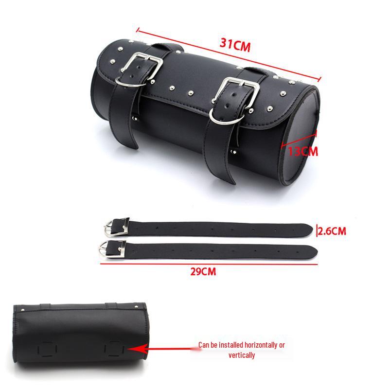 Jinjila 300 Retro Motorcycle Leather Side Tool Bag