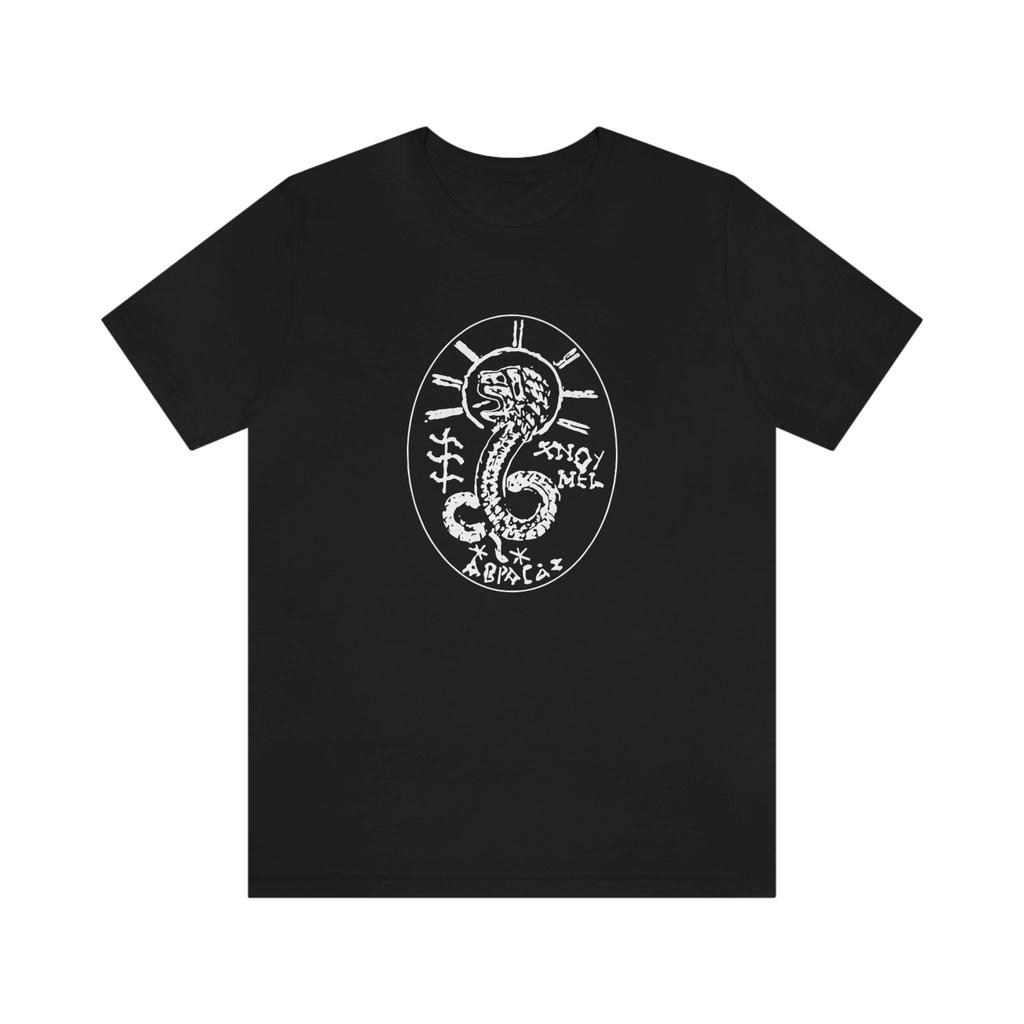 Demiurge Lion Head Gnostic Unisex Jersey Short Sleeve Tee Graphic T Shirt Retro Streetwear Highquality Crewneck Shortsleeved