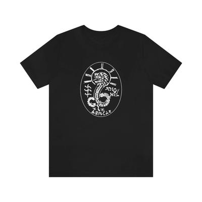 Demiurge, Lion Head Gnostic Unisex Jersey Short Sleeve Tee Graphic T Shirt Retro Streetwear High-quality Crew-neck Short-sleeved
