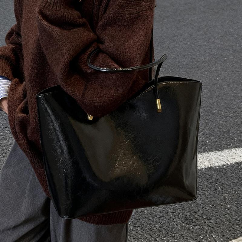 Modische, lässige und hochwertige Damen-Einkaufstasche mit großer Kapazität und Single-Shoulder-Träger für Pendlerinnen