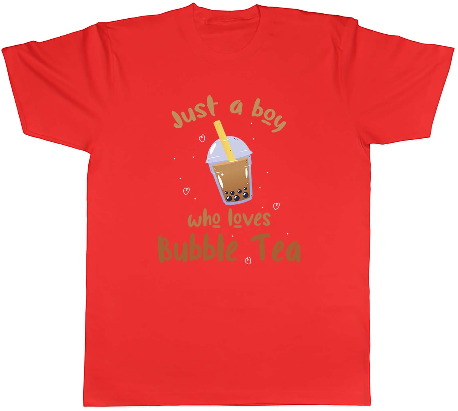 Bubble Tea TShirt Unisexs Just A Boy Who Loves Bubble Tea Unisex Tee Gift S