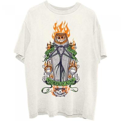 Nightmare Before Christmas Unisex Adult Long Live The Pumpkin King Cotton T-Shirt