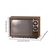 Nostalgic TV Ornament classic television Ornament, Lightweight, for Bookshelf,