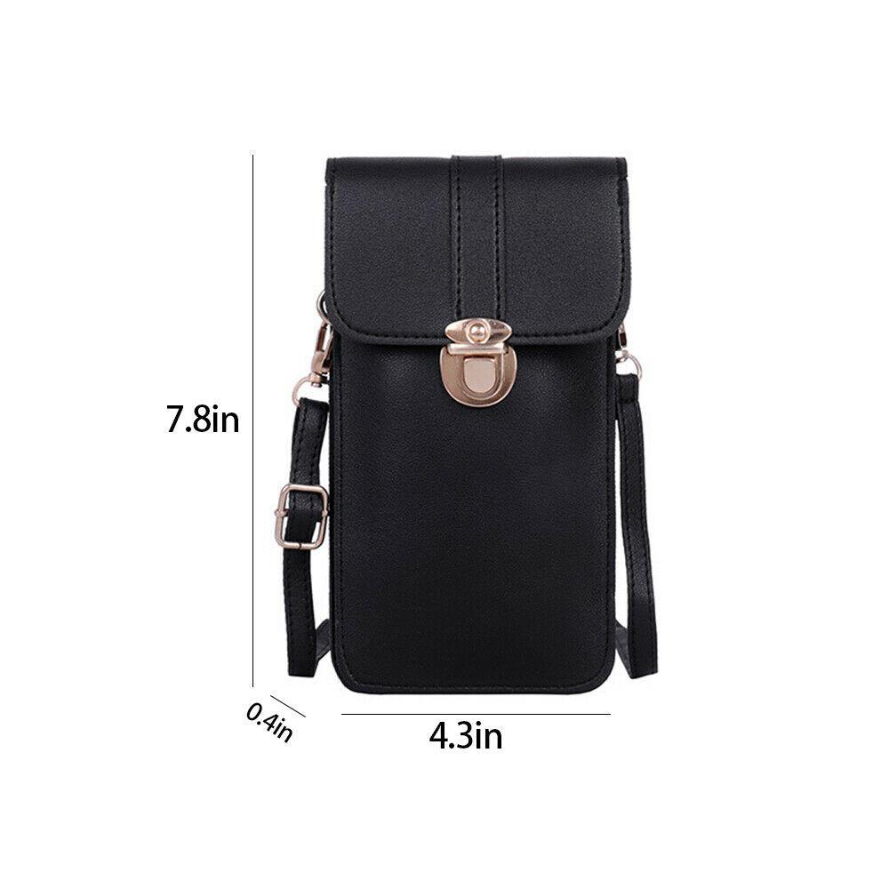Womens Cell Phone Purse Bag Shoulder Strap Womens Screen Cross-Body Pouch Wallet