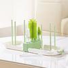Space Saving Baby Bottle Brush Set 6-in-1 Nipple Straw Cleaning Brush  Kitchen Cleaning