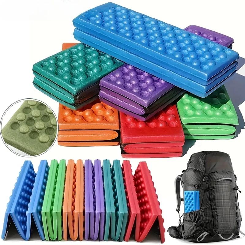 1PC Honeycomb Massage Pad, Outdoor Hiking Camping Training Park, Foldable Pillow, Picnic Moisture-proof Cushion