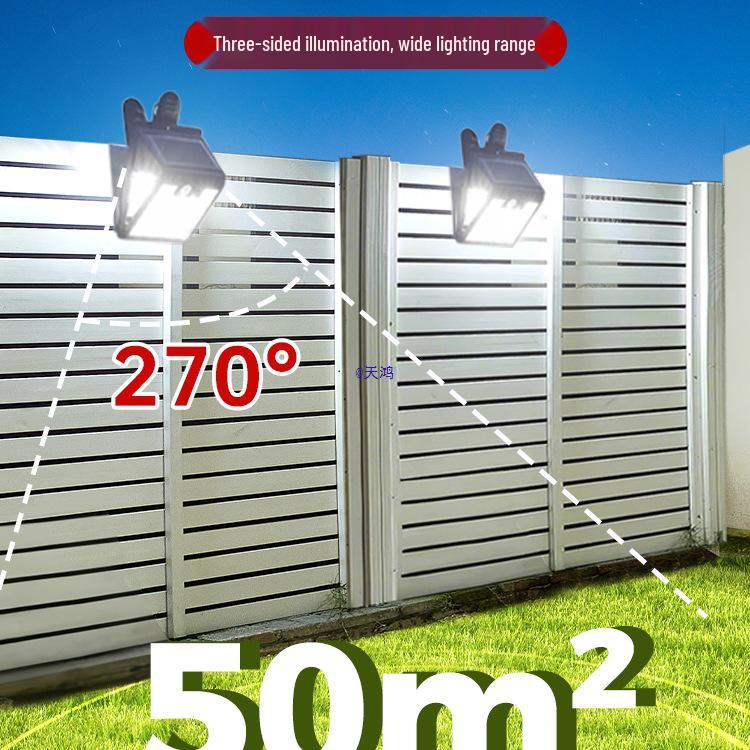 2025 Solar Outdoor Courtyard Light: Motion Sensor, Waterproof, Clip-On for Balcony