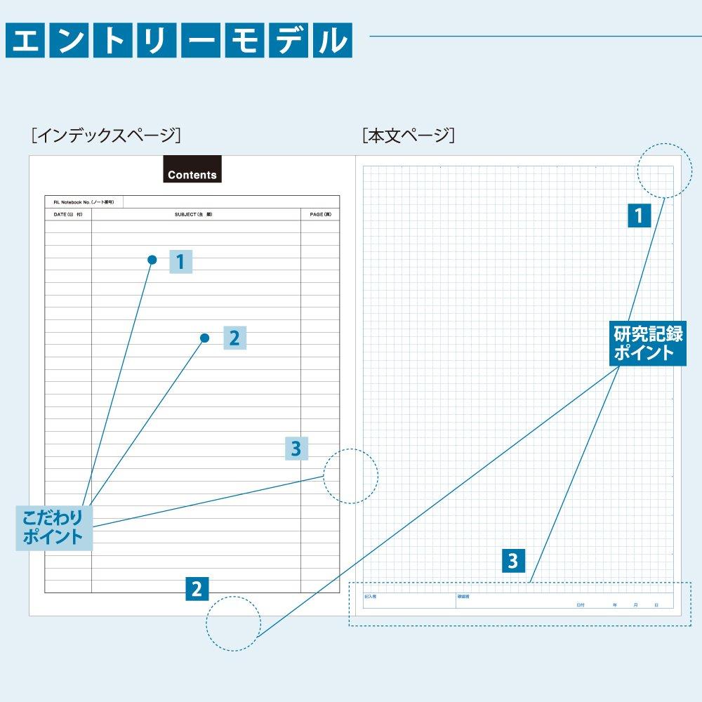 KOKUYO Research Lab Entry 52 Notebook, Model, A4, pages, No-LBB205S