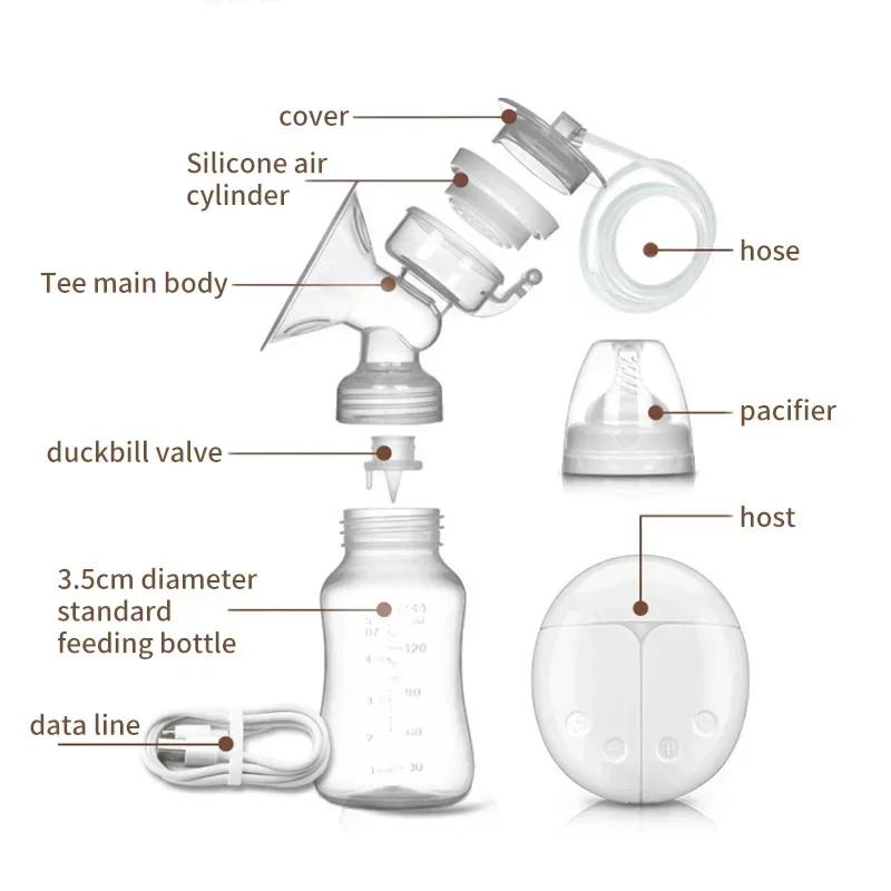 Double Electric Breast Pumps  Silent Portable USB Electric Breast Pump Hands Free Automatic Milker BPA Free Breast Feeding