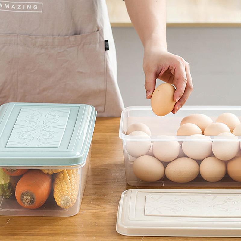 Thickened Refrigerator Storage Box Drawer Type Food Sealed Fresh-keeping Box Anti-flavor Fruit and Vegetable Storage Freezer Box